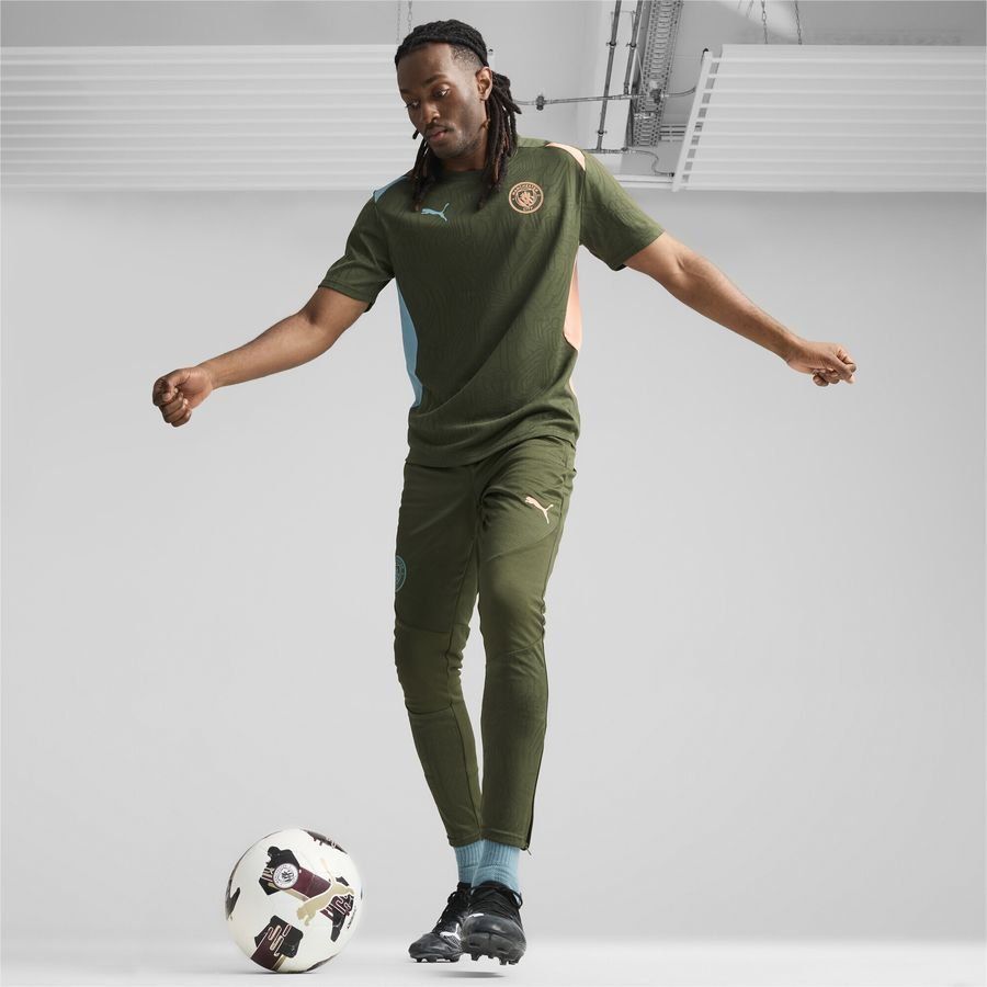 Manchester City Training Trousers - Green/Blue - Men's-SoccerKits Hub | Buy Soccer Jerseys Online